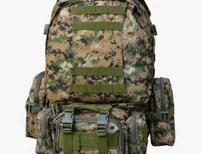 Рюкзак тактичный 55 л, B08 з подсумками, 53х35х22 см, Американский пиксель