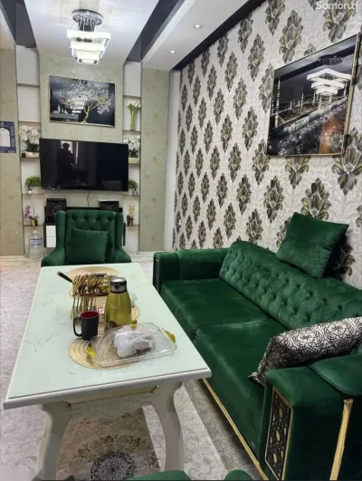 2-комн. квартира, 12 этаж, 65м², И Сомони Вефа центр — миниатюра 7