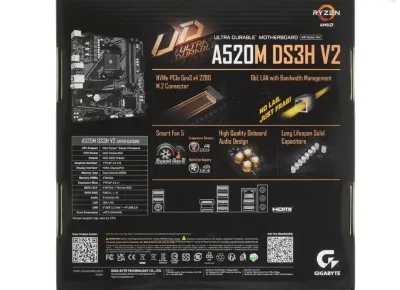 Материнская плата Gigabyte A520M DS3H V2