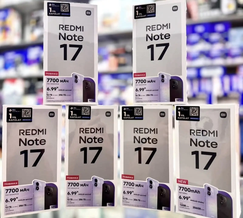 Xiaomi Redmi Note 17 4+3/128Gb black