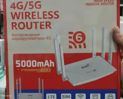 Wi-Fi Роутер LTE с встроенным аккумулятором 5000 mah