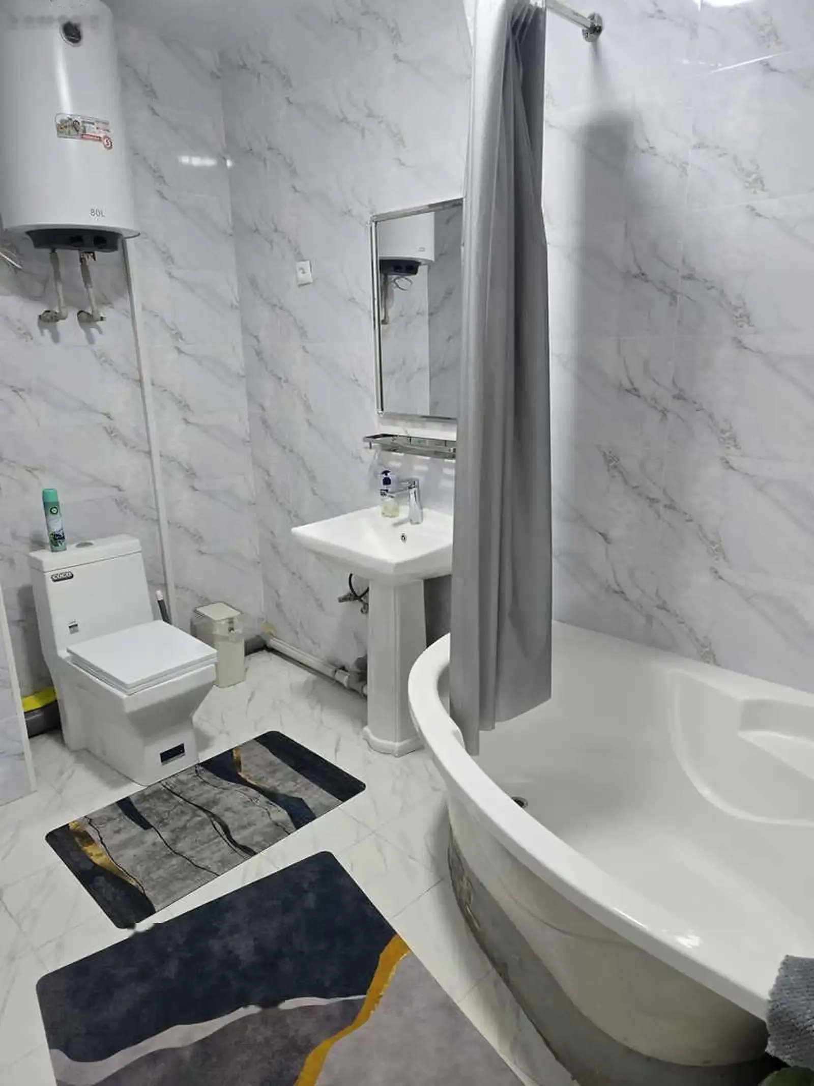 2-комн. квартира, 8 этаж, 88м², Сомони — миниатюра 4