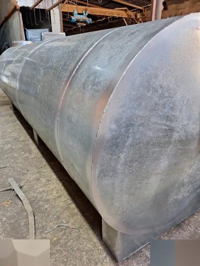 Бочка из оцинкованной стали 2500л — миниатюра 2
