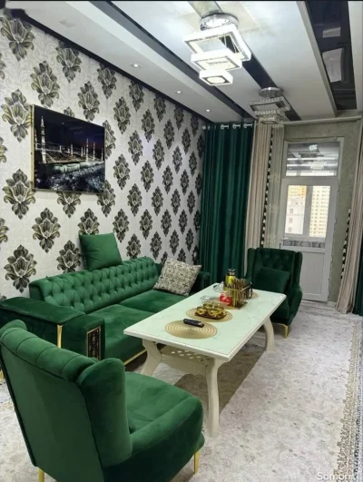 2-комн. квартира, 12 этаж, 65м², И Сомони Вефа центр — миниатюра 2