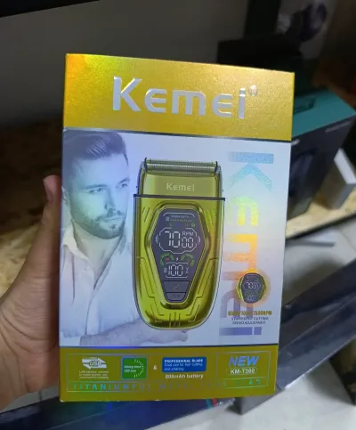 Электробритва Kemei KM-T360 золотистый
