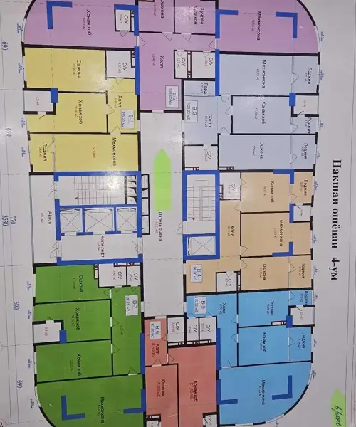 2-комн. квартира, 10 этаж, 110 м², Сино — миниатюра 4