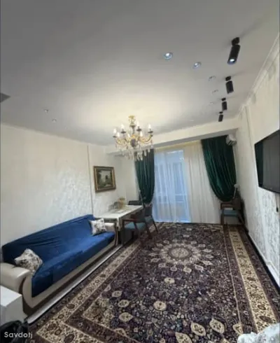 2-комн. квартира, 3 этаж, 55м², Сомони — миниатюра 2