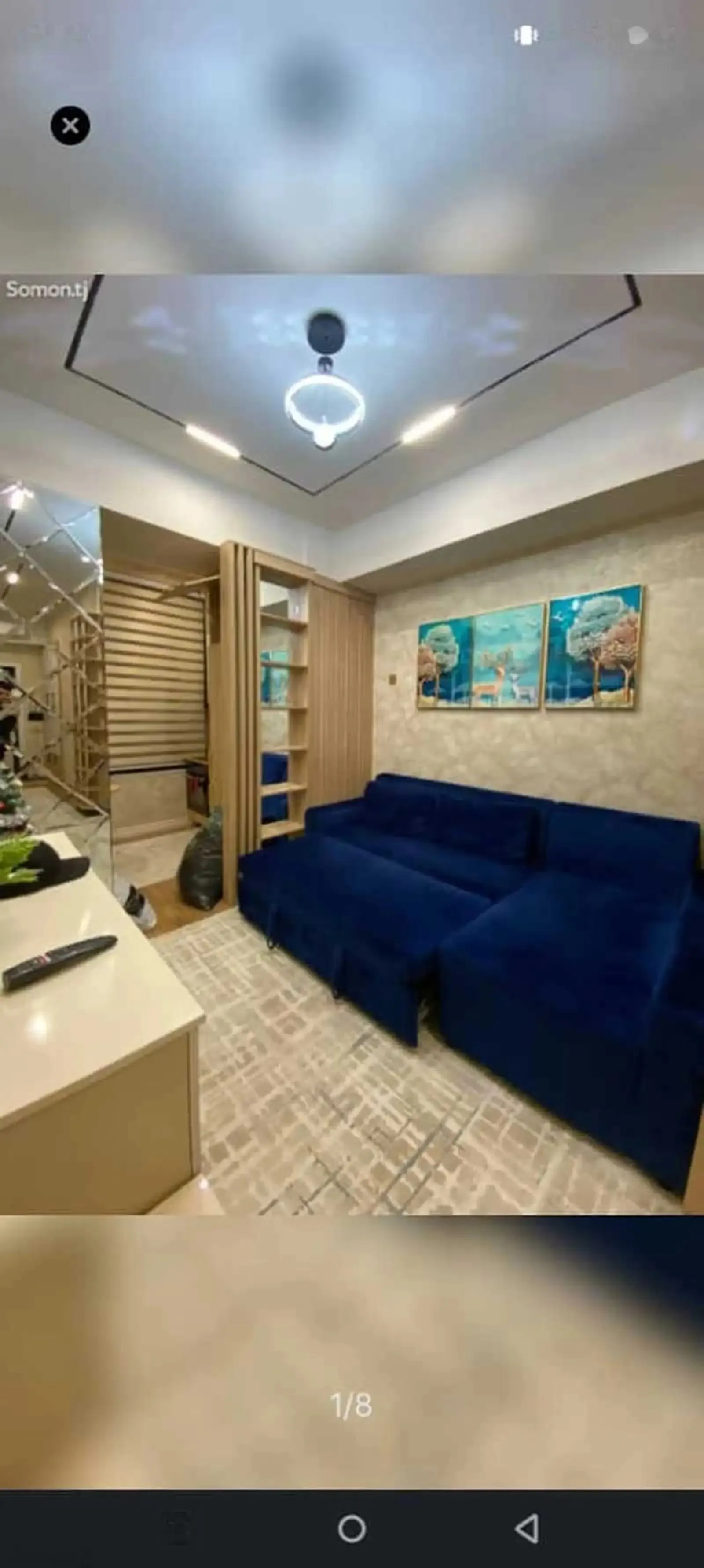 1-комн. квартира, 18 этаж, 38 м², И.Сомони (Гуля Гулд) — миниатюра 1