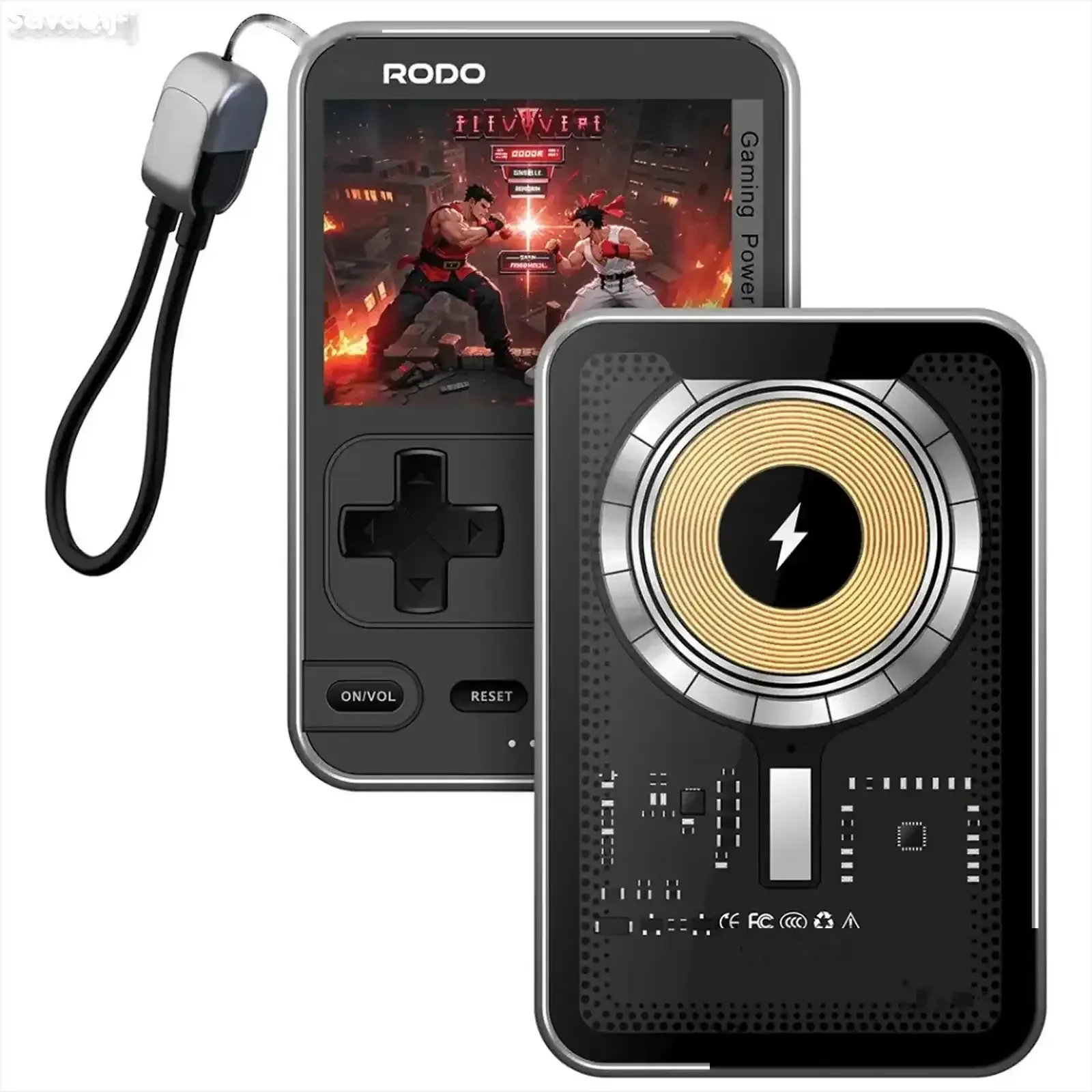 Игровой повербанк Porodo Gaming Arcadevolt 5000mAh MagSafe