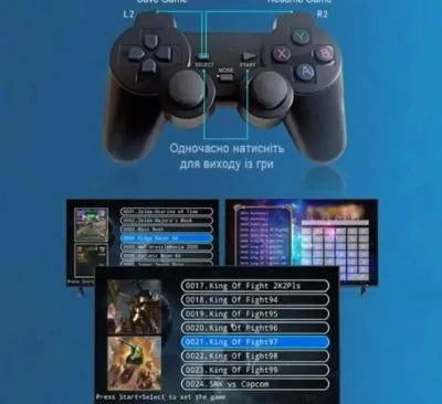 Игровая приставка для телевизора UKC Game TV Stick X2 Plus 64Gb консоль з двома