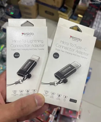 Переходник Yesido GS04 Micro USB на Type-C