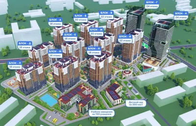 2-комн. квартира, 18 этаж, 78 м², Сино