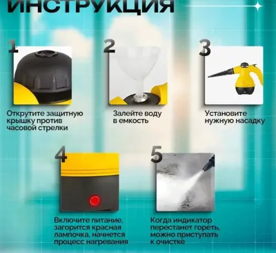 Многофункциональный пароочиститель