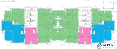 2-комн. квартира, 13 этаж, 77 м², И. Сомони — миниатюра 6