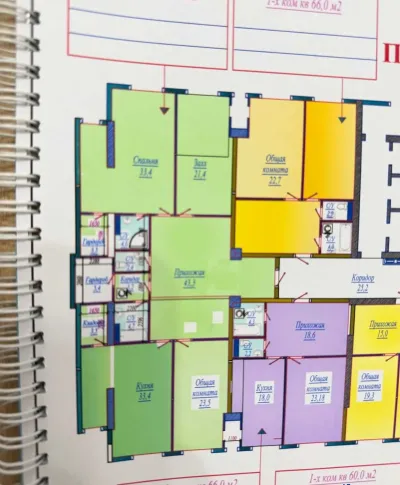3-комн. квартира, 8 этаж, 184 м², Шохмансур — миниатюра 7