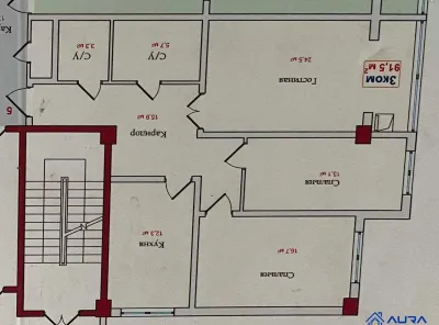 3-комн. квартира, 17 этаж, 91 м², Сино — миниатюра 3
