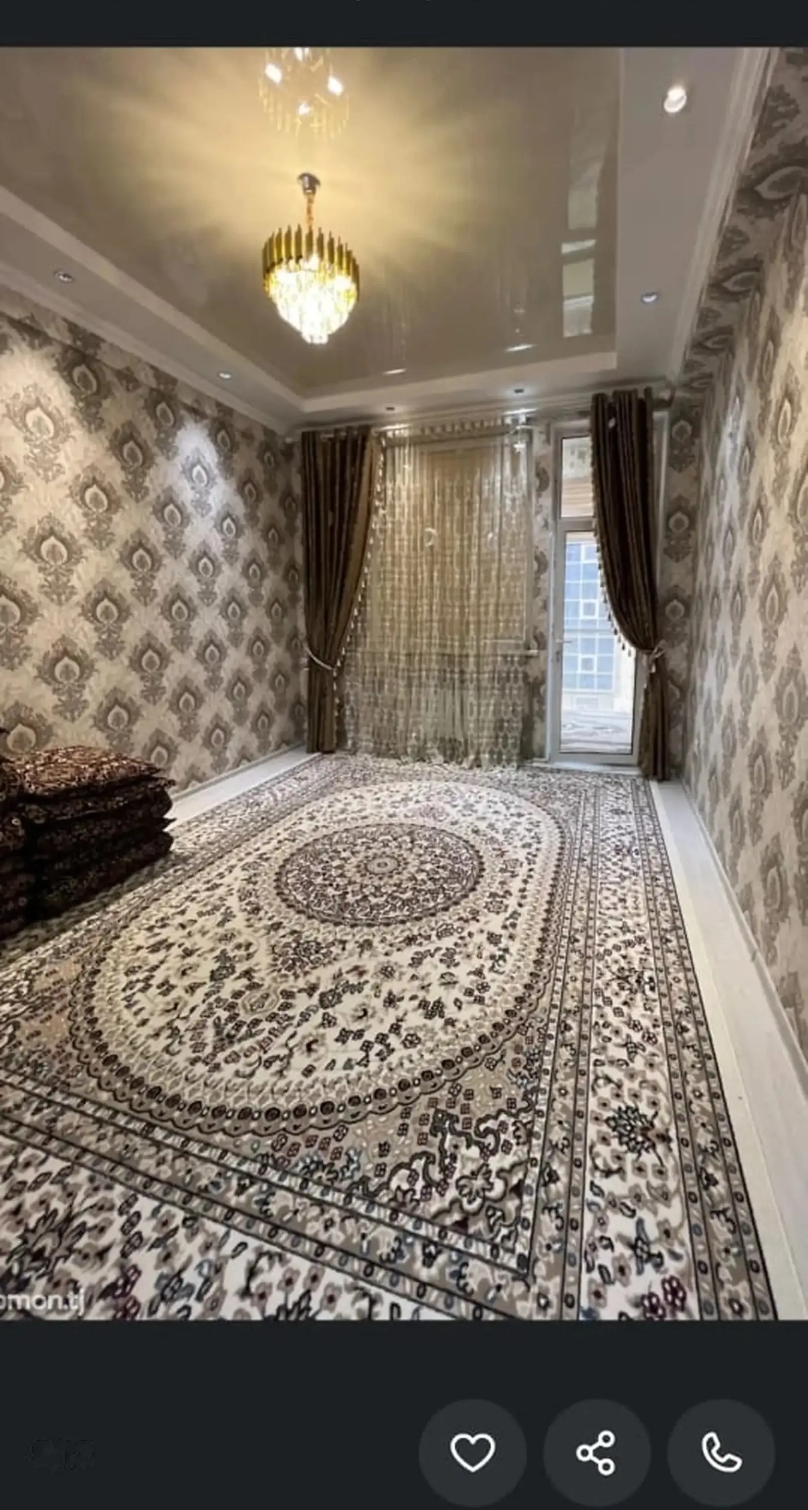 2-комн. квартира, 3 этаж, 61м², Калинин, Навобод — миниатюра 5