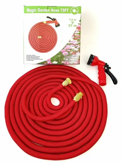 Шланг для полива растягивающийся с распылителем garden hose отзывы — миниатюра 2