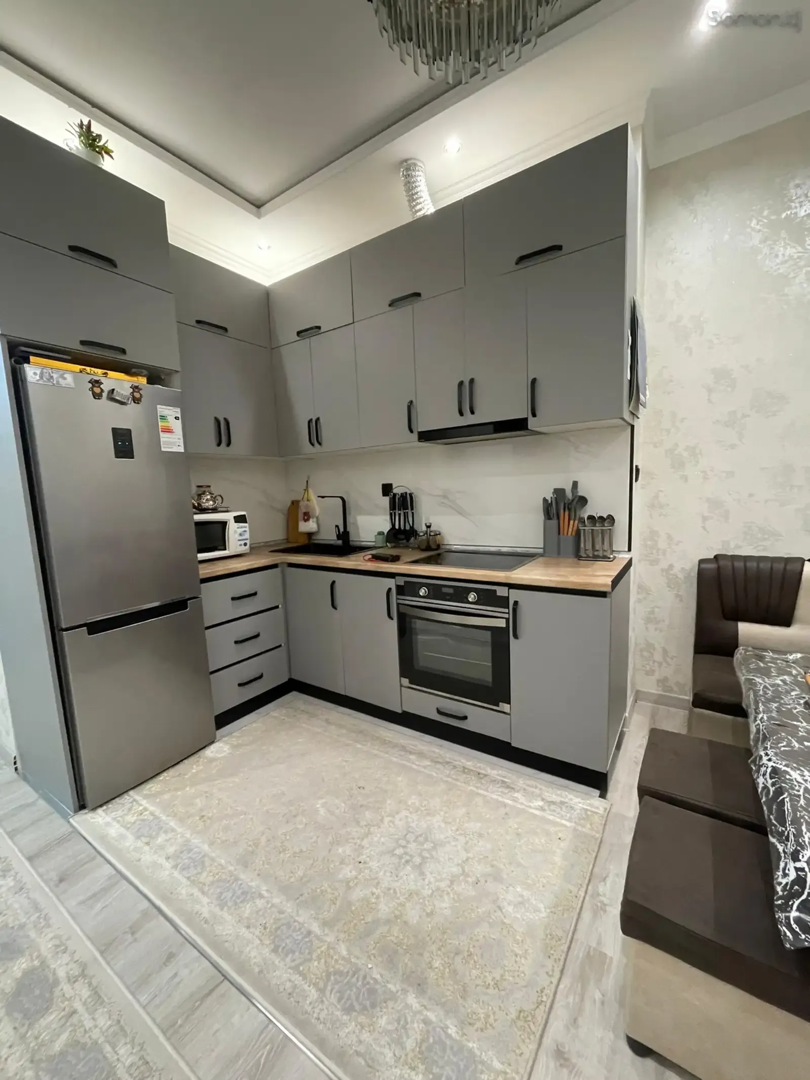 3-комн. квартира, 16 этаж, 65 м², Овир, напротив Султанбея над кондитерской София
