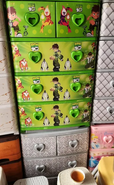 Пластиковый детский комод