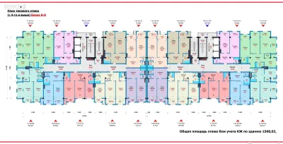 1-комн. квартира, 7 этаж, 73 м², Корвон — миниатюра 2