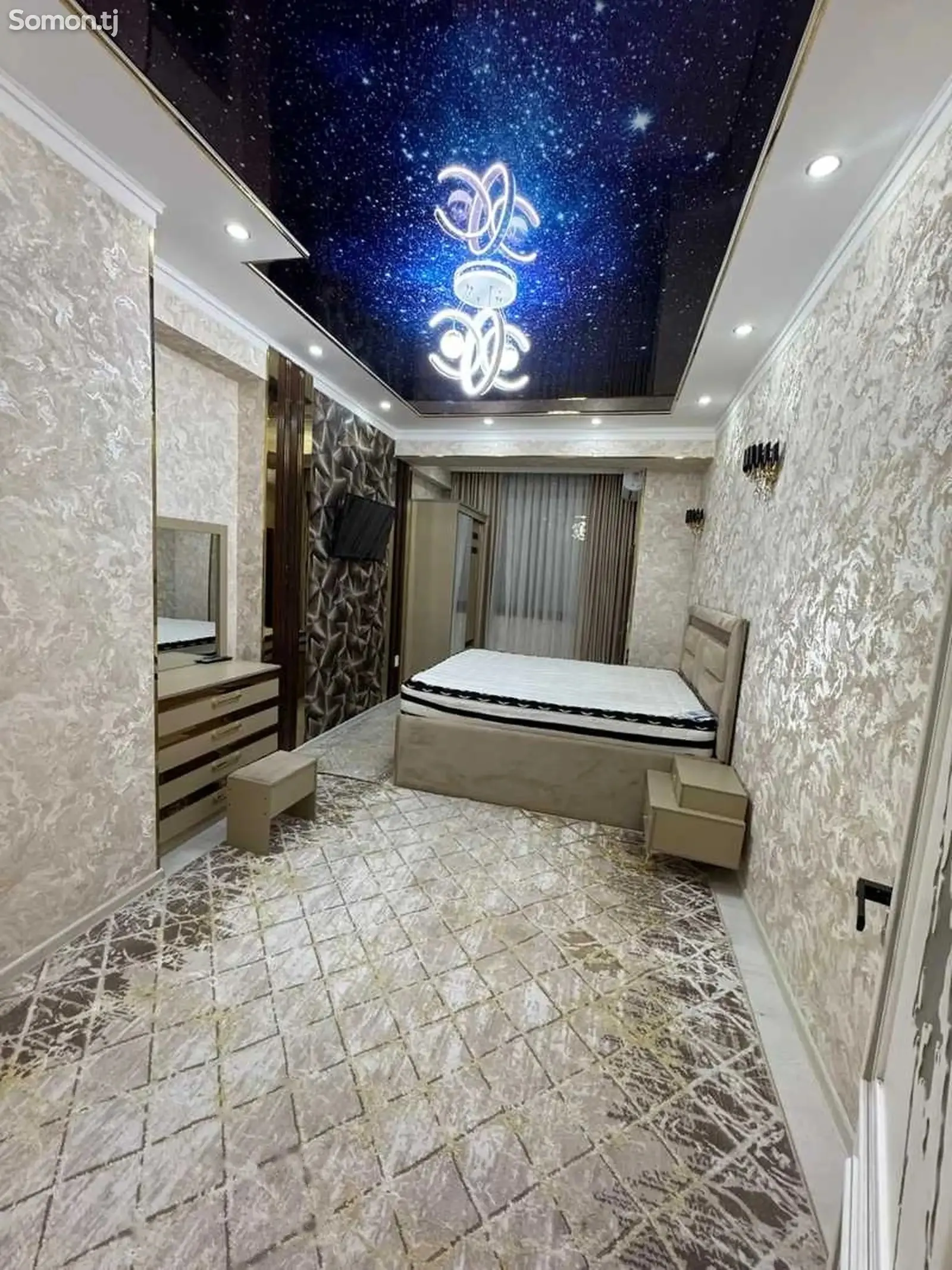 2-комн. квартира, 7 этаж, 68м², Сомони — миниатюра 1
