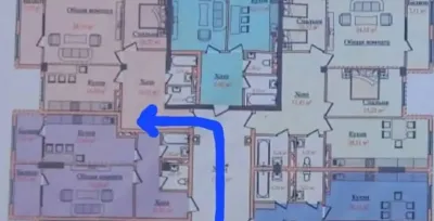 2-комн. квартира, 4 этаж, 90 м², н.Исмоили Сомони,Альфемо — миниатюра 2