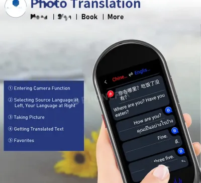 Портативный переводчик Умный офлайн перевод в реальном времени Al Translator Z6