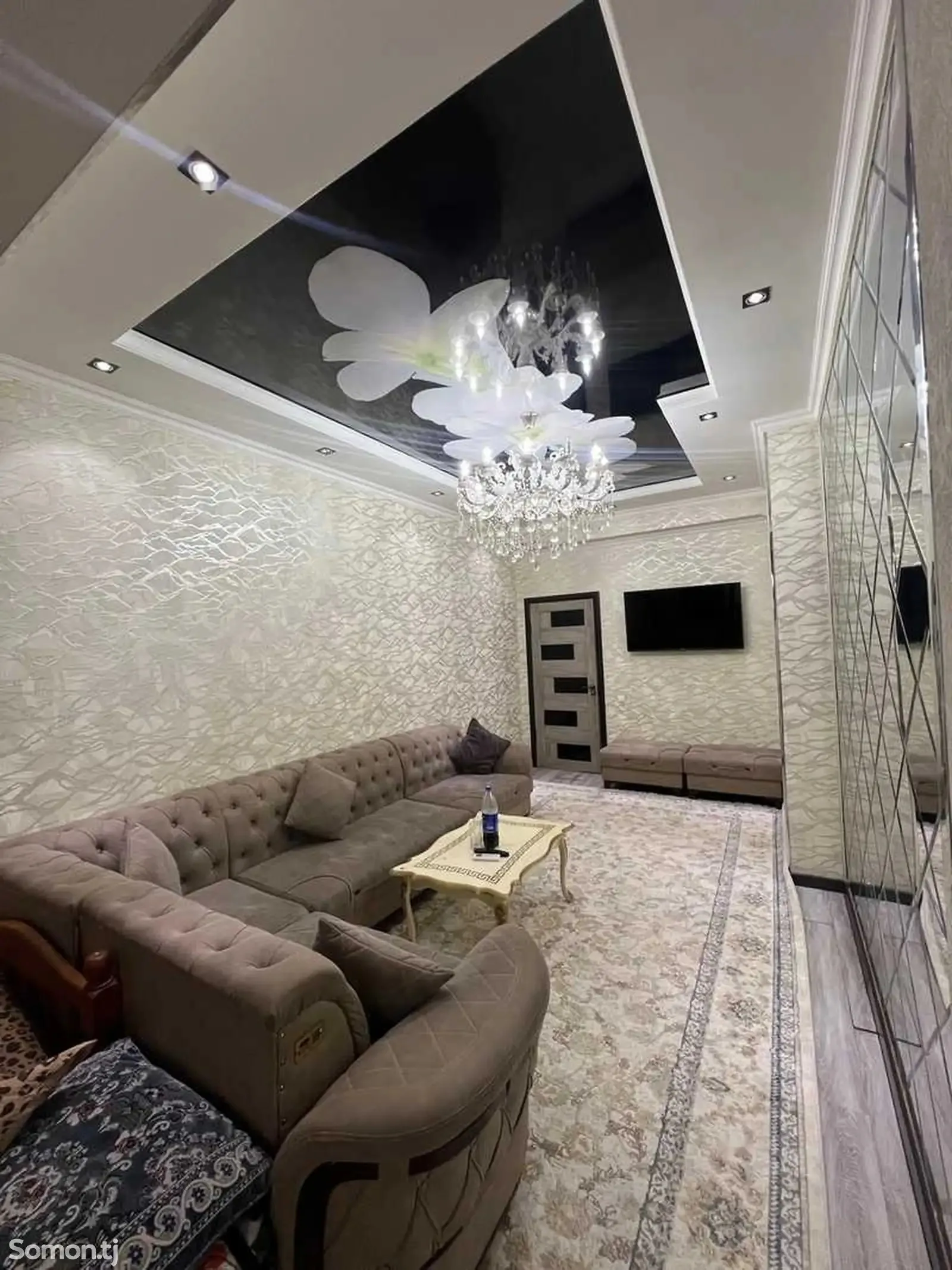2-комн. квартира, 10 этаж, 65м², И.Сомонӣ — миниатюра 1