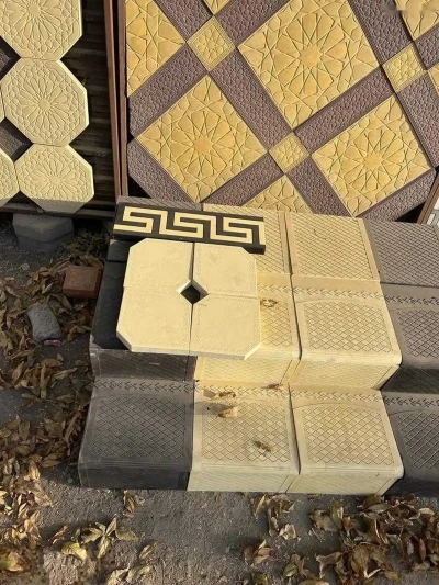 Лестница из брусчатки