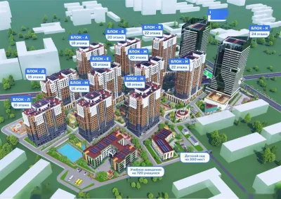 3-комн. квартира, 15 этаж, 141 м², Сино — миниатюра 12