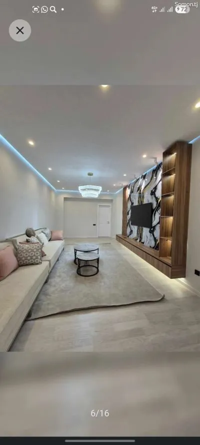 3-комн. квартира, 16 этаж, 98м², Айни г.Хилтон доми пайкар