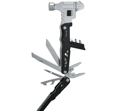 Мультитул Green Lion 18 в 1 Multi-Tool Hammer, черный
