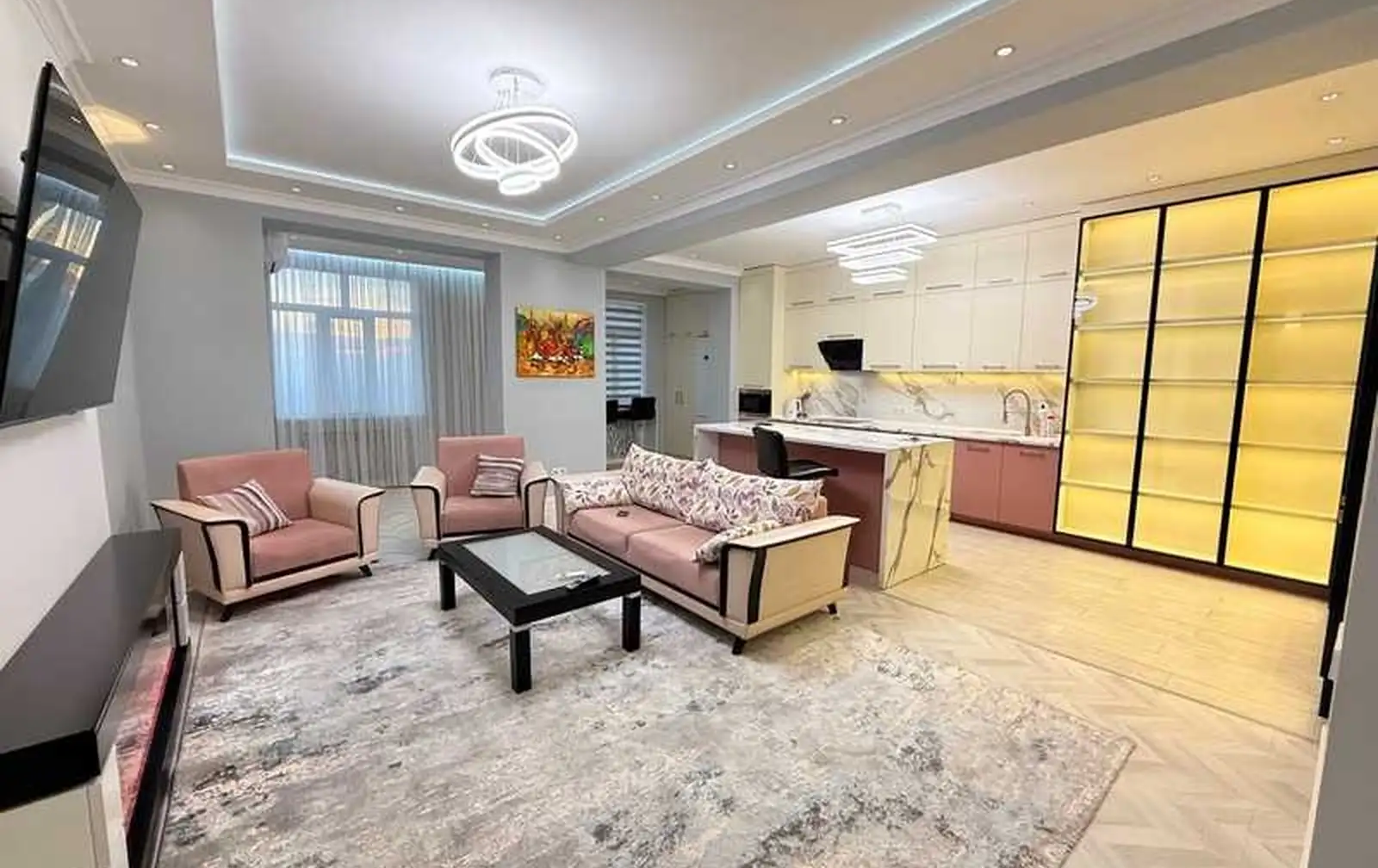 2-комн. квартира, 15 этаж, 110м², Шохмансур дом Печат Ру баруи Роддоми 2 назди Пайкар — миниатюра 1