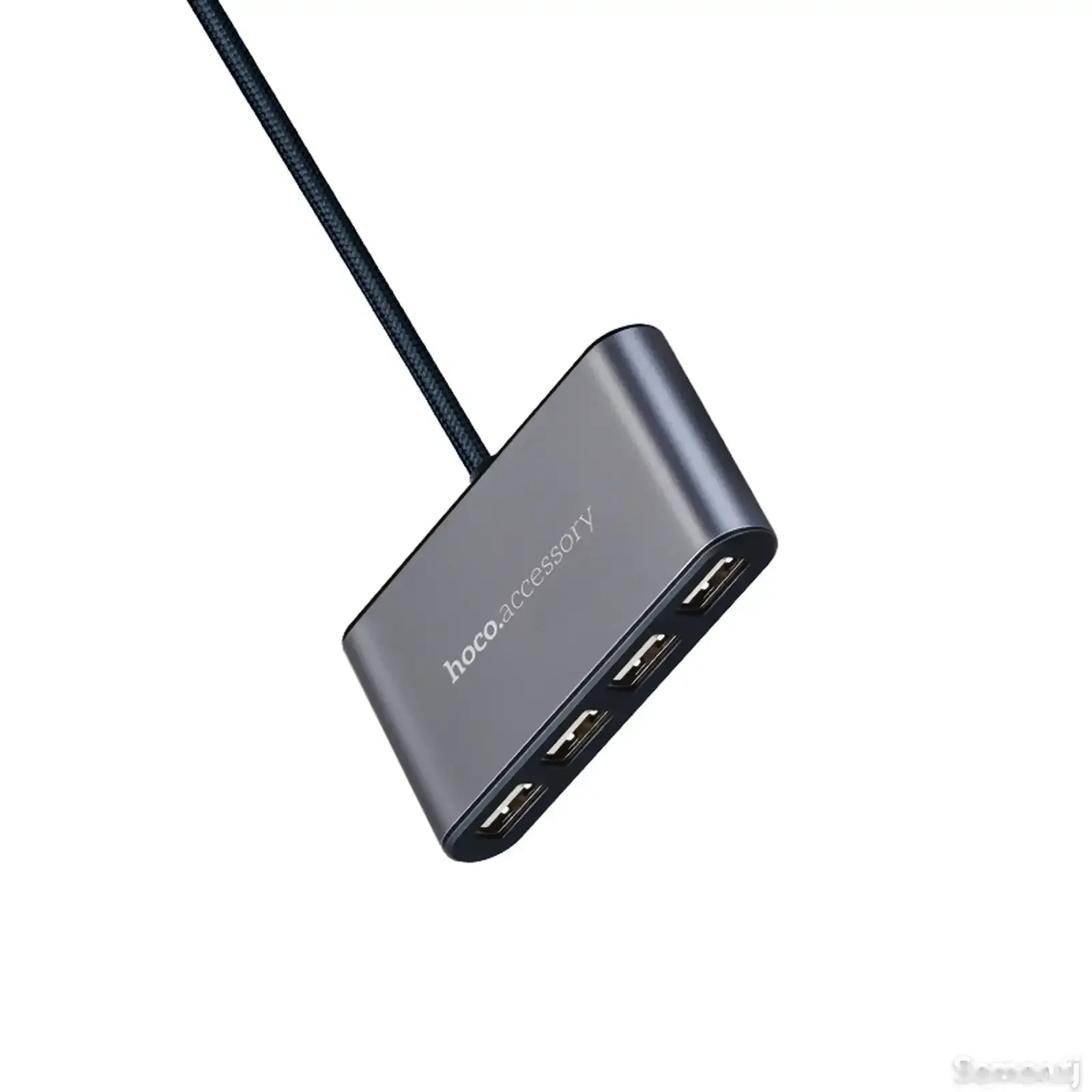 USB-концентратор Носo HB3 Type C to 4USB Silver серый