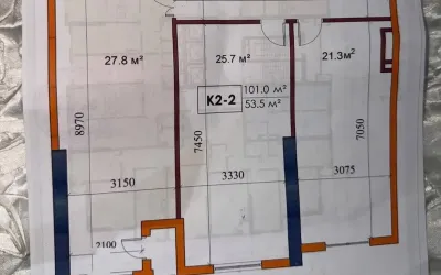 2-комн. квартира, 12 этаж, 101 м², Шохмансур — миниатюра 2