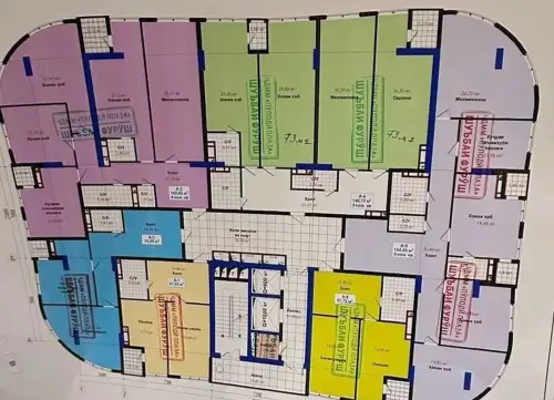 1-комн. квартира, 6 этаж, 74 м², Сино — миниатюра 1