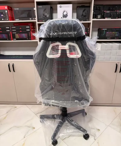 Игровое кресло DXRacer Prince Series черно-белое 2026