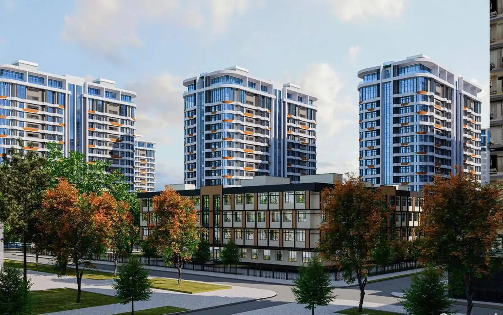 1-комн. квартира, 2 этаж, 51 м², Славянский - Пойтахти Диёрам
