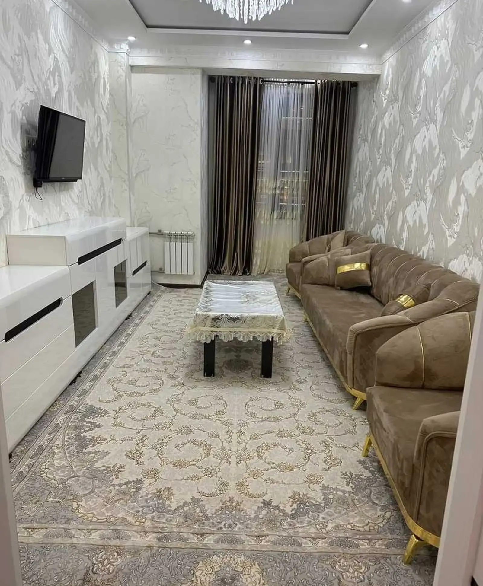 3-комн. квартира, 9 этаж, 72м², улица Бохтар 46 дом газпром — миниатюра 2