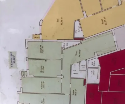 4-комн. квартира, 10 этаж, 141 м², Сомони ваданасос — миниатюра 3