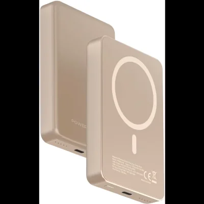 Повербанк Powerology 10000 mAh 20W PD  & 15W Magsafe Desert Titanium