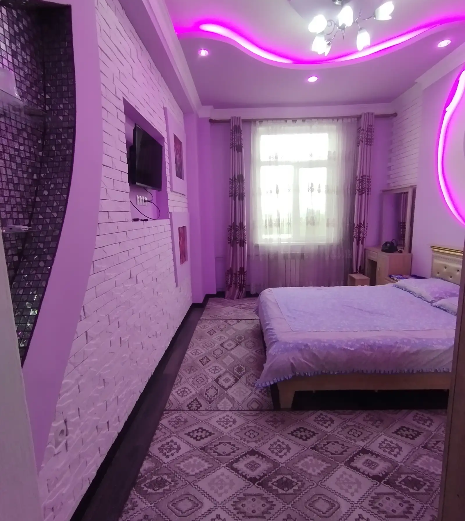 3-комн. квартира, 9 этаж, 95м², 82 мкр-н пушти Мединститут ру баруи Миларация — миниатюра 1