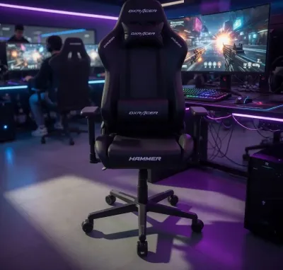 Игровое кресло DXRacer Hammer Black