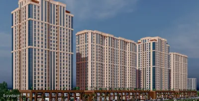 2-комн. квартира, 22 этаж, 90 м², Корвон