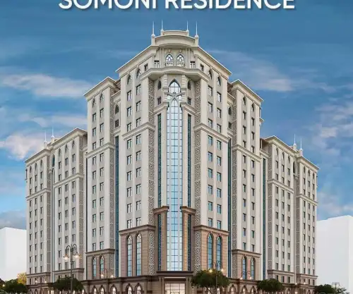 1-комн. квартира, 15 этаж, 62 м², Исмоили Сомони — миниатюра 1
