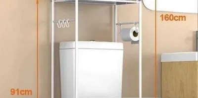 Полки над стиральной машины и туалета