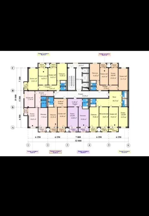 1-комн. квартира, 10 этаж, 79 м², Шохмансур Гуля Голд — миниатюра 6