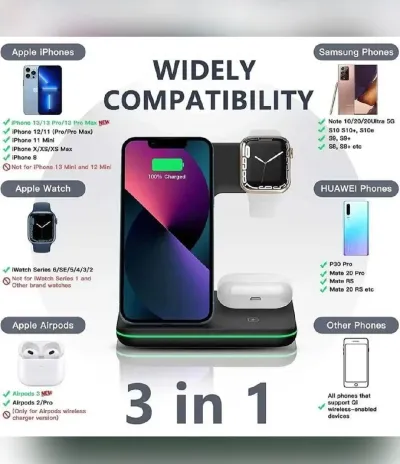 Беспроводное зарядное устройство 3в1 для iPhone