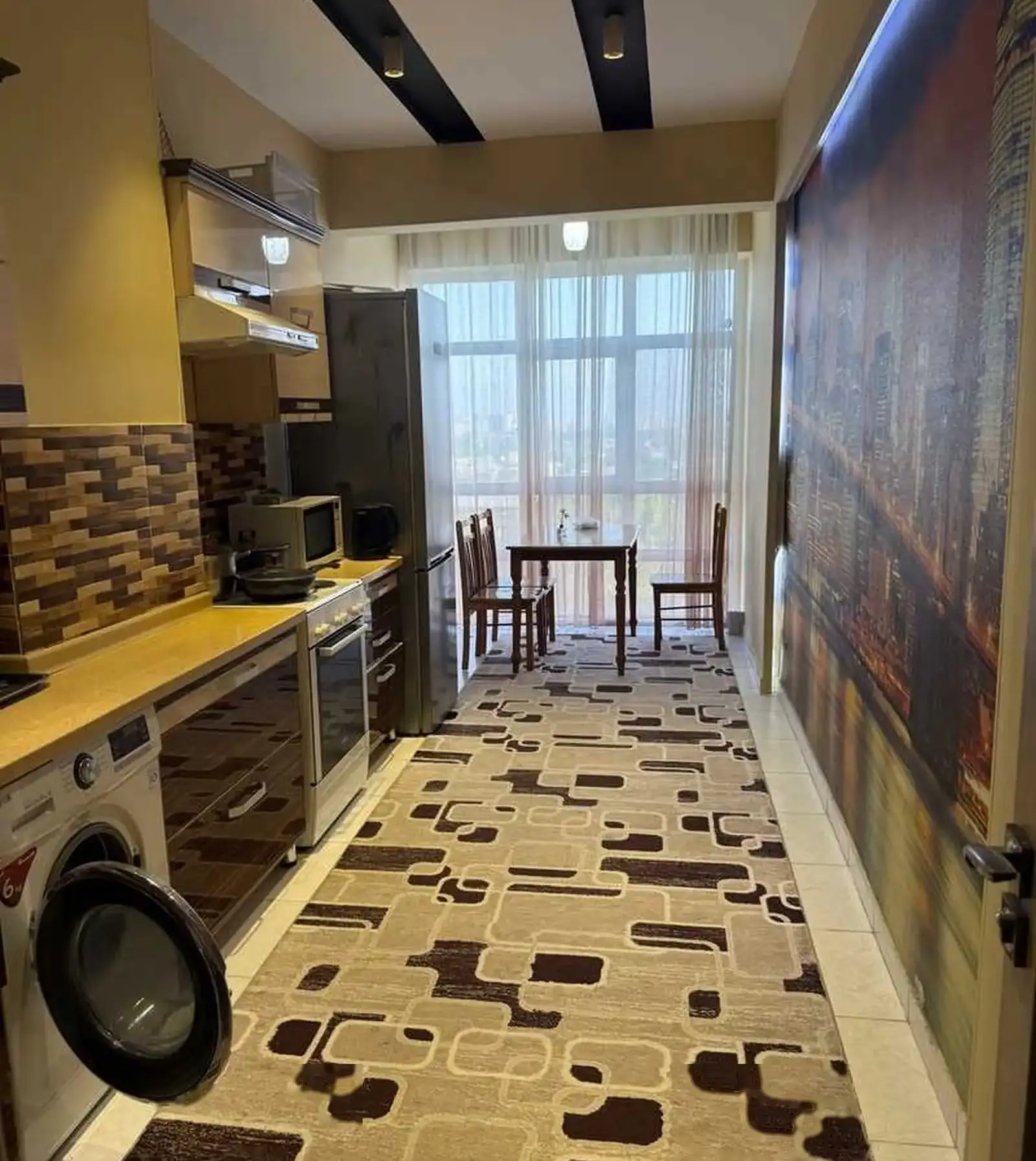 3-комн. квартира, 8 этаж, 100м², кохи борбад — миниатюра 5